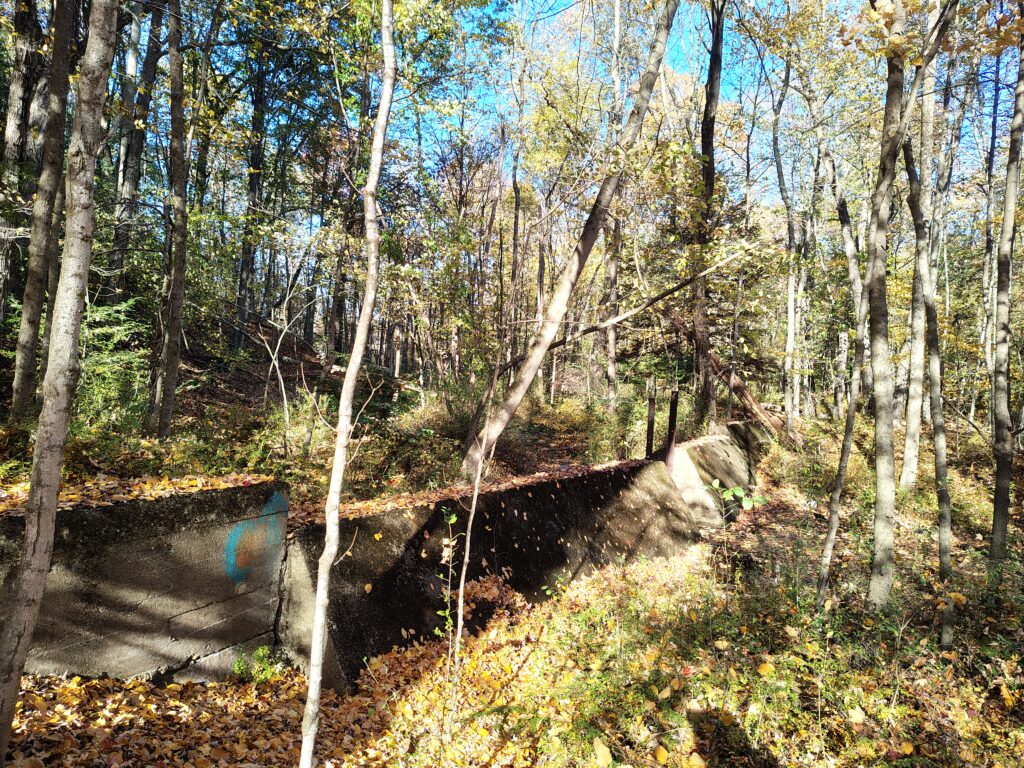 Water control structures at Mill River Recreation Area